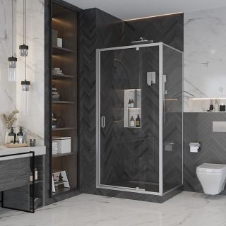 Душевой уголок Ambassador Elysium 111021104KX-100KX 100x100см хром/прозрачное